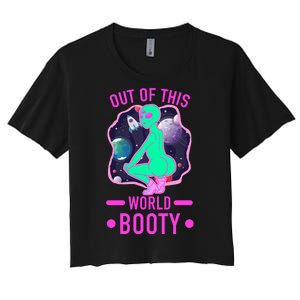 Out Of This World Booty Women's Crop Top Tee