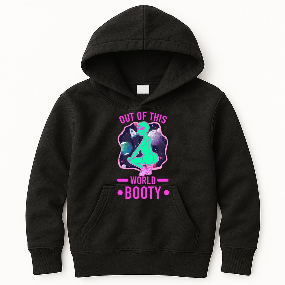 Out Of This World Booty Kids Hoodie