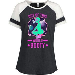 Out Of This World Booty Enza Ladies Jersey Colorblock Tee