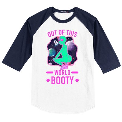 Out Of This World Booty Baseball Sleeve Shirt