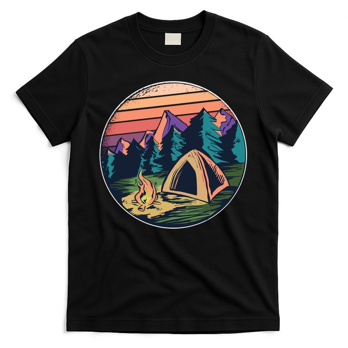 Outdoor Camping Sunset T-Shirt