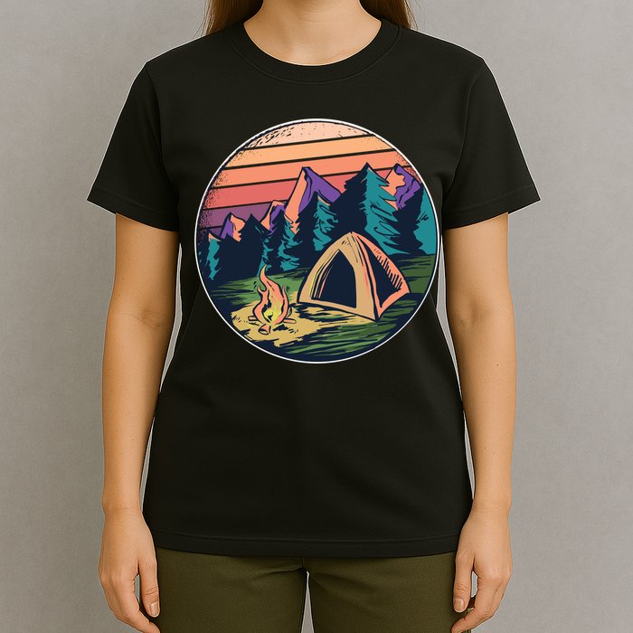 Outdoor Camping Sunset T-Shirt