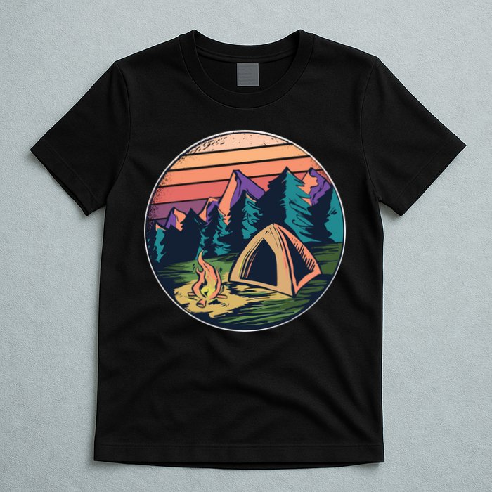 Outdoor Camping Sunset T-Shirt