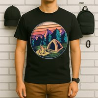 Outdoor Camping Sunset T-Shirt