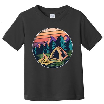 Outdoor Camping Sunset Toddler T-Shirt