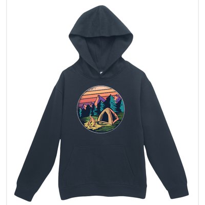 Outdoor Camping Sunset Urban Pullover Hoodie