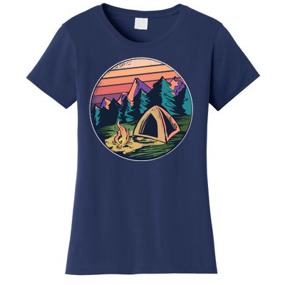 Outdoor Camping Sunset Women's T-Shirt