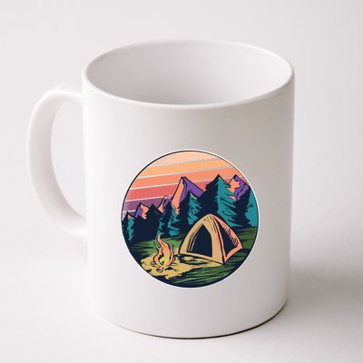 Outdoor Camping Sunset Coffee Mug