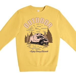 Outdoor Enjoy Every Moment Premium Crewneck Sweatshirt