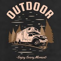Outdoor Enjoy Every Moment Garment-Dyed Heavyweight T-Shirt