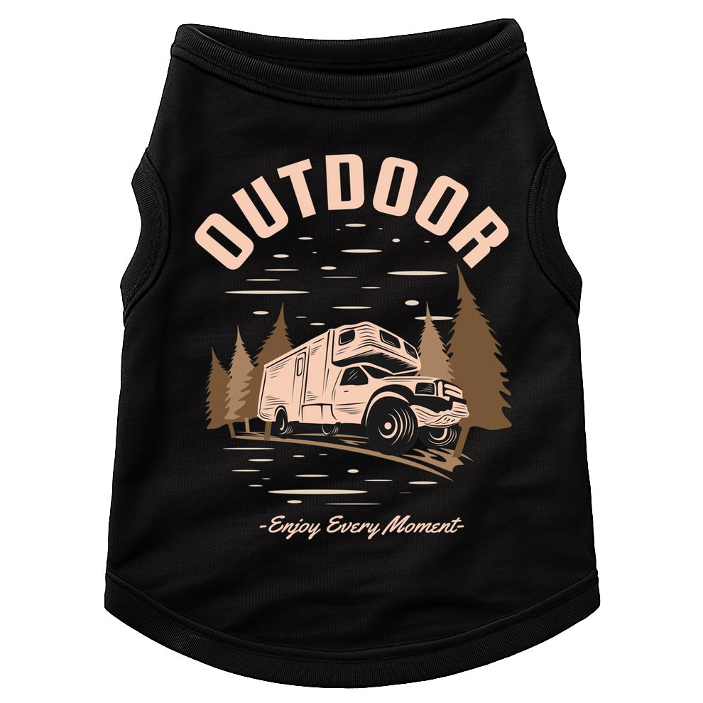 Outdoor Enjoy Every Moment Doggie Tank