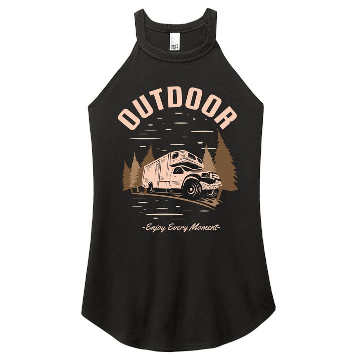 Outdoor Enjoy Every Moment Women's Perfect Tri Rocker Tank