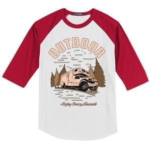 Outdoor Enjoy Every Moment Kids Colorblock Raglan Jersey