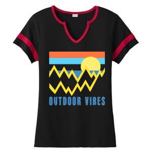 Outdoor Vibes Ladies Halftime Notch Neck Tee