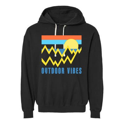 Outdoor Vibes Garment-Dyed Fleece Hoodie