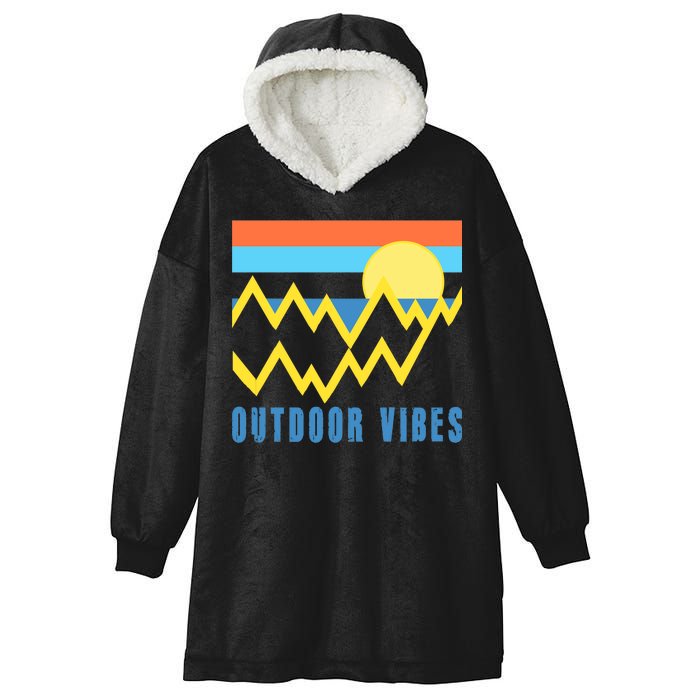 Outdoor Vibes Hooded Wearable Blanket