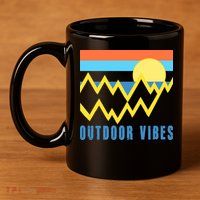 Outdoor Vibes 11oz C Handle Ceramic Mug