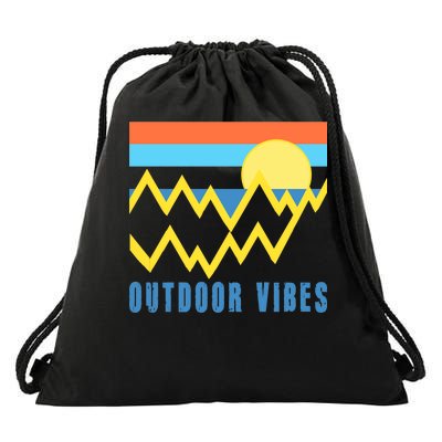 Outdoor Vibes Drawstring Bag