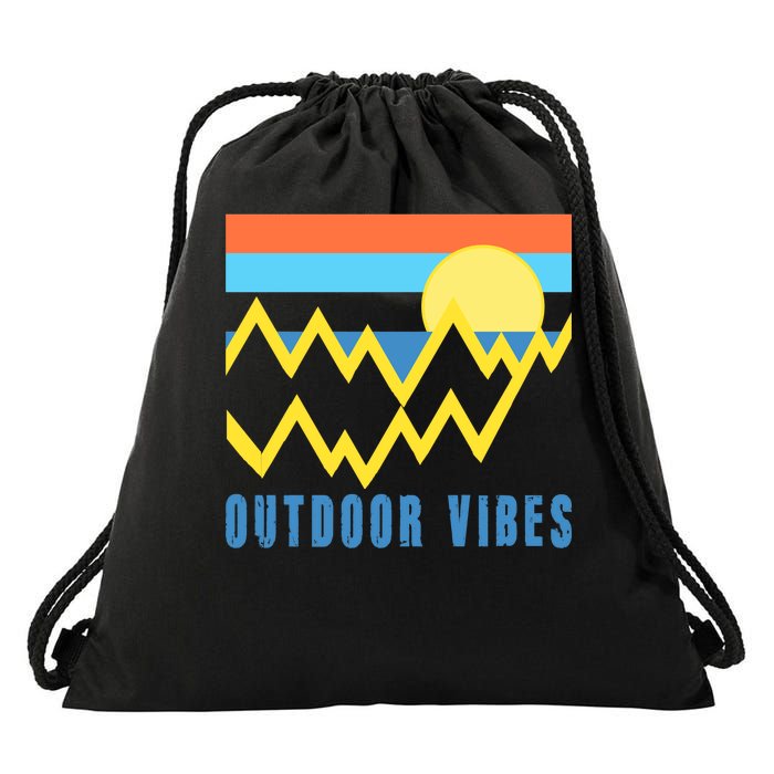 Outdoor Vibes Drawstring Bag