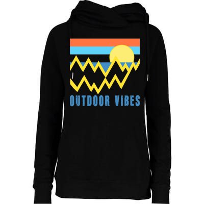 Outdoor Vibes Womens Funnel Neck Pullover Hood