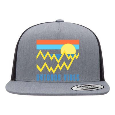 Outdoor Vibes Flat Bill Trucker Hat