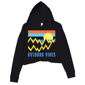 Outdoor Vibes Crop Fleece Hoodie