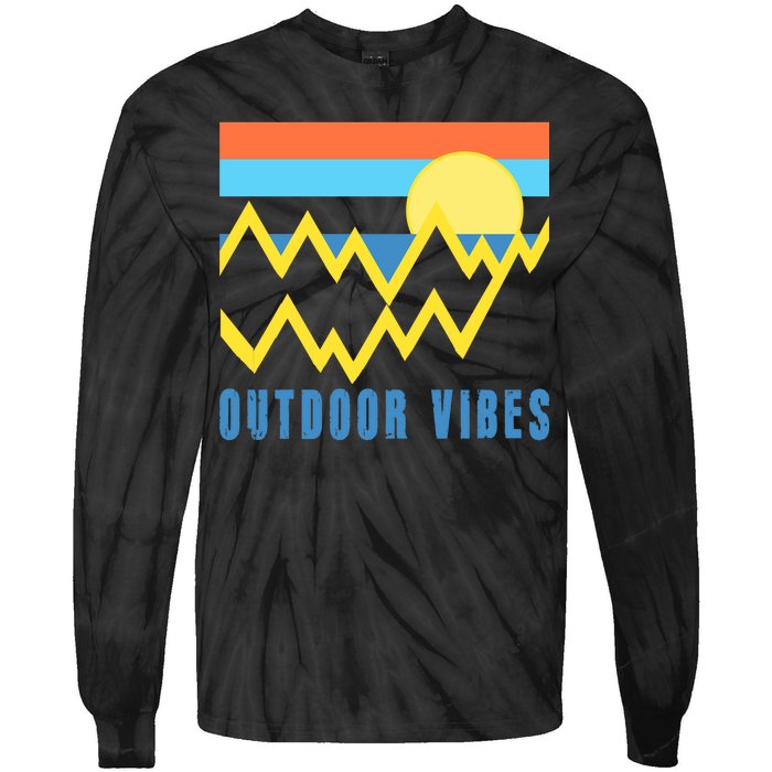 Outdoor Vibes Tie-Dye Long Sleeve Shirt