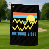 Outdoor Vibes Golf Towel