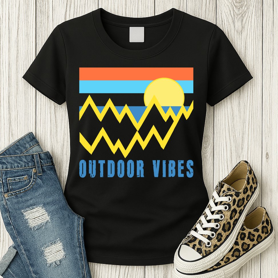 Outdoor Vibes Womens T-Shirt