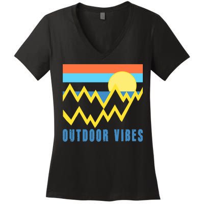 Outdoor Vibes Women's V-Neck T-Shirt