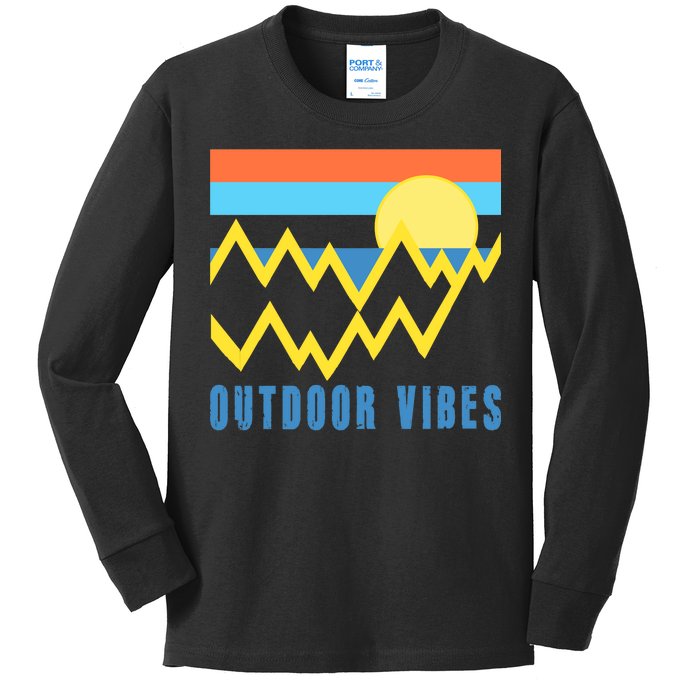 Outdoor Vibes Kids Long Sleeve Shirt