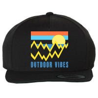 Outdoor Vibes Wool Snapback Cap