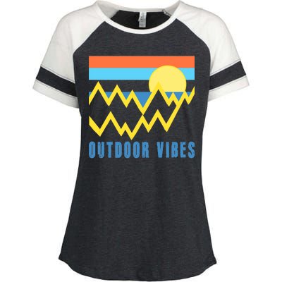 Outdoor Vibes Enza Ladies Jersey Colorblock Tee