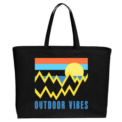 Outdoor Vibes Cotton Canvas Jumbo Tote