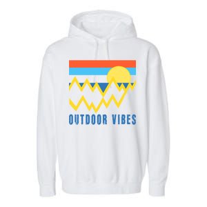 Outdoor Vibes Garment-Dyed Fleece Hoodie