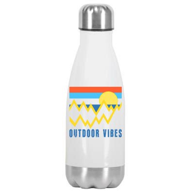 Outdoor Vibes Stainless Steel Insulated Water Bottle