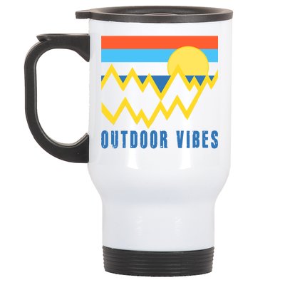 Outdoor Vibes Stainless Steel Travel Mug