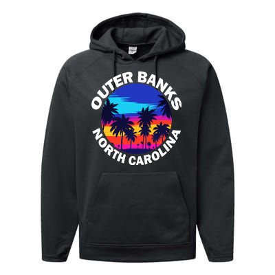 Outer Banks North Carolina Performance Fleece Hoodie