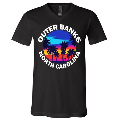 Outer Banks North Carolina V-Neck T-Shirt