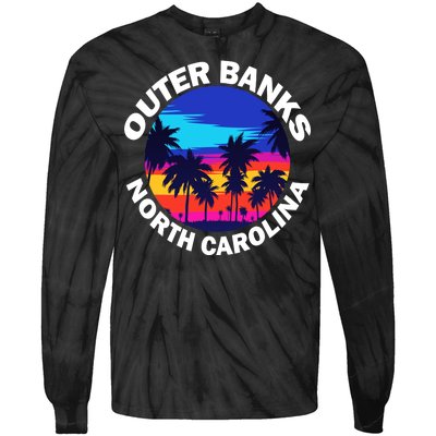 Outer Banks North Carolina Tie-Dye Long Sleeve Shirt