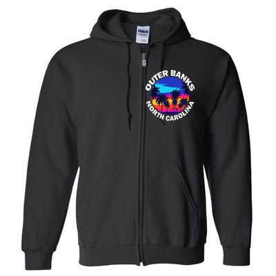 Outer Banks North Carolina Full Zip Hoodie