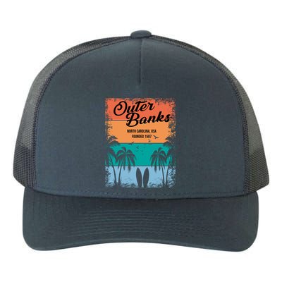 Outer Banks North Carolina USA Founded 1587 Yupoong Adult 5-Panel Trucker Hat