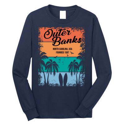 Outer Banks North Carolina USA Founded 1587 Long Sleeve Shirt