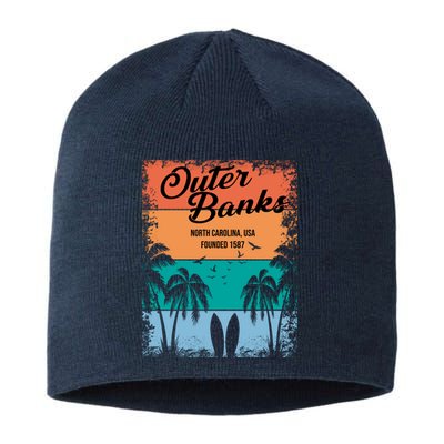 Outer Banks North Carolina USA Founded 1587 Sustainable Beanie