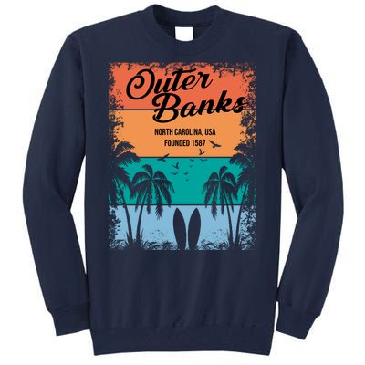 Outer Banks North Carolina USA Founded 1587 Tall Sweatshirt