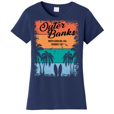 Outer Banks North Carolina USA Founded 1587 Women's T-Shirt