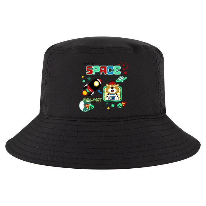 Outer Space Children's Illustration Cool Comfort Performance Bucket Hat