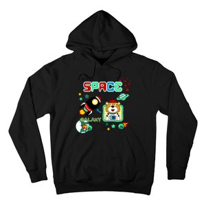 Outer Space Children's Illustration Hoodie