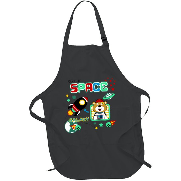 Outer Space Children's Illustration Apron