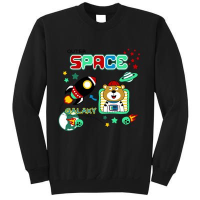 Outer Space Children's Illustration Sweatshirt
